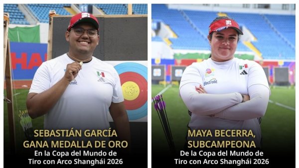 México brilla en la Copa del Mundo de Tiro con Arco con oro y plata